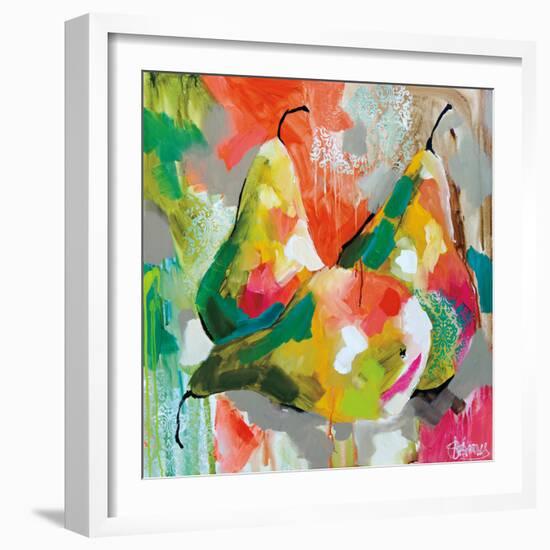 Sunlit Pears-Amanda J^ Brooks-Framed Art Print