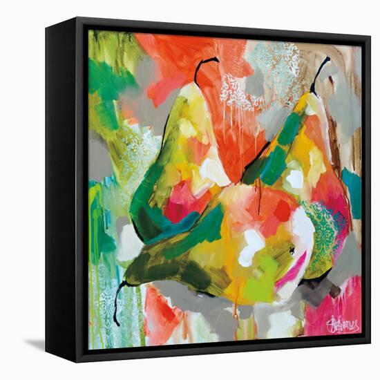 Sunlit Pears-Amanda J^ Brooks-Framed Stretched Canvas