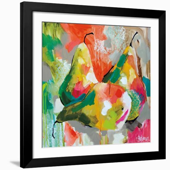 Sunlit Pears-Amanda J^ Brooks-Framed Art Print