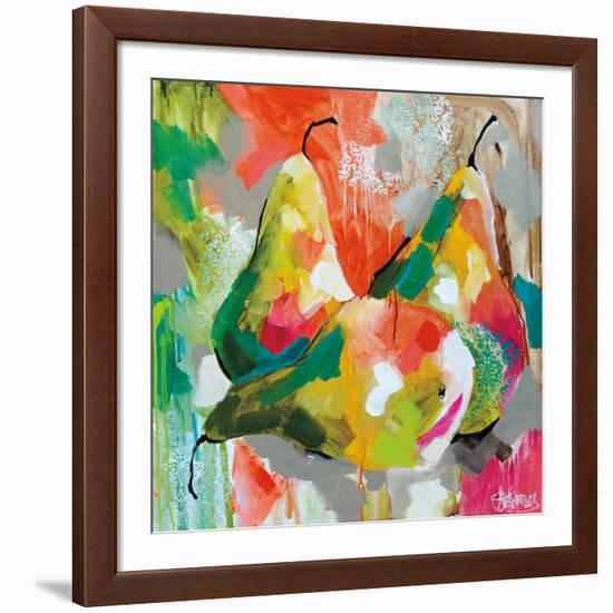 Sunlit Pears-Amanda J^ Brooks-Framed Art Print