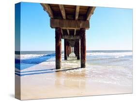 Sunlit Pier I-Gail Peck-Stretched Canvas