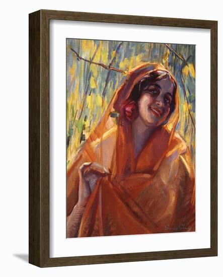 Sunlit Shaw-Donna Schuster-Framed Art Print