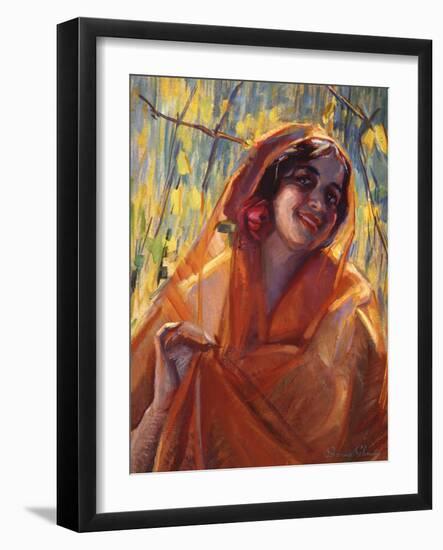 Sunlit Shaw-Donna Schuster-Framed Art Print