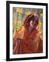 Sunlit Shaw-Donna Schuster-Framed Art Print