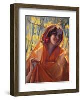 Sunlit Shaw-Donna Schuster-Framed Art Print