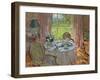 Sunlit Teatime (Oil on Canvas)-Susan Ryder-Framed Giclee Print