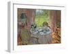 Sunlit Teatime (Oil on Canvas)-Susan Ryder-Framed Giclee Print