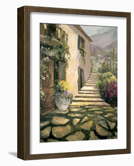 Sunlit Villa II-Allayn Stevens-Framed Art Print