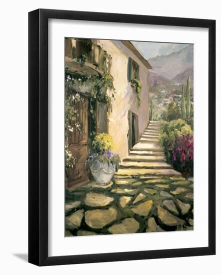 Sunlit Villa II-Allayn Stevens-Framed Art Print