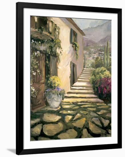 Sunlit Villa II-Allayn Stevens-Framed Art Print