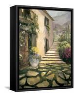 Sunlit Villa II-Allayn Stevens-Framed Stretched Canvas