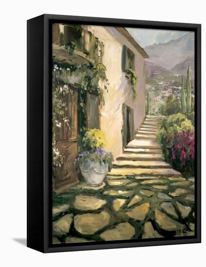 Sunlit Villa II-Allayn Stevens-Framed Stretched Canvas