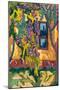 Sunlit Wall With Fruit Tree, 2005-Marta Martonfi-Benke-Mounted Giclee Print