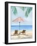 Sunny Beach Days-Isabelle Z-Framed Art Print