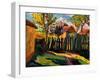 Sunny Courtyard-Marta Martonfi-Benke-Framed Giclee Print