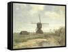 Sunny Day, a Mill to a Waterway, C. 1860-1903-Paul Joseph Constantin Gabriel-Framed Stretched Canvas