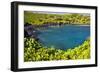 Sunny Day at the Black Sand Beach near Hana on the Island of Maui-Terry Eggers-Framed Photographic Print