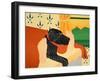 Sunny Day Black-Stephen Huneck-Framed Giclee Print