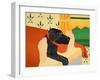 Sunny Day Black-Stephen Huneck-Framed Giclee Print