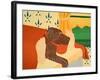 Sunny Day Choc-Stephen Huneck-Framed Giclee Print