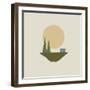 Sunny Day for Camping-Tammy Kushnir-Framed Premium Giclee Print