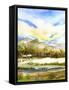 Sunny Day-Neela Pushparaj-Framed Stretched Canvas