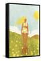 Sunny Energy-Gigi Rosado-Framed Stretched Canvas