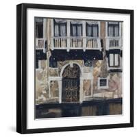 Sunny Facade, Venice-Susan Brown-Framed Giclee Print