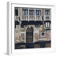 Sunny Facade, Venice-Susan Brown-Framed Giclee Print