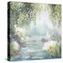 Sunny Forest Path-Allison Pearce-Stretched Canvas