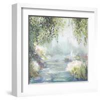 Sunny Forest Path-Allison Pearce-Framed Art Print