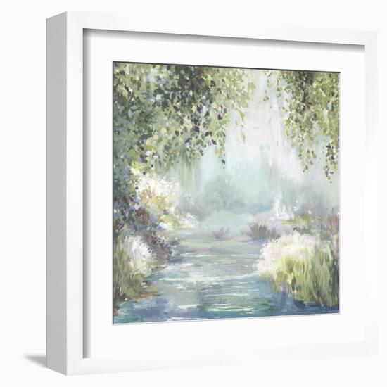 Sunny Forest Path-Allison Pearce-Framed Art Print