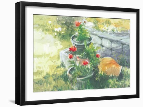 Sunny Garden I-Tomas Guillen-Framed Art Print