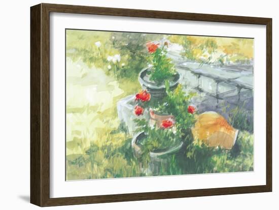 Sunny Garden I-Tomas Guillen-Framed Art Print