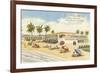 Sunny Isle Motel, Miami Beach, Florida-null-Framed Art Print