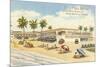 Sunny Isle Motel, Miami Beach, Florida-null-Mounted Art Print