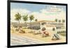 Sunny Isle Motel, Miami Beach, Florida-null-Framed Art Print