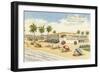 Sunny Isle Motel, Miami Beach, Florida-null-Framed Art Print