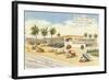 Sunny Isle Motel, Miami Beach, Florida-null-Framed Art Print