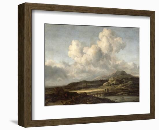 Sunny Landscape-Jacob Isaaksz. Or Isaacksz. Van Ruisdael-Framed Giclee Print