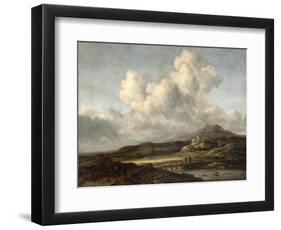 Sunny Landscape-Jacob Isaaksz. Or Isaacksz. Van Ruisdael-Framed Giclee Print