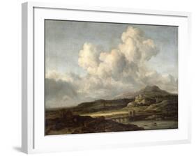 Sunny Landscape-Jacob Isaaksz. Or Isaacksz. Van Ruisdael-Framed Giclee Print