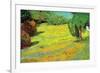 Sunny Lawn-Vincent van Gogh-Framed Premium Giclee Print