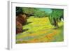 Sunny Lawn-Vincent van Gogh-Framed Art Print