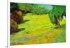 Sunny Lawn-Vincent van Gogh-Framed Art Print