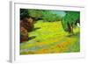 Sunny Lawn-Vincent van Gogh-Framed Art Print