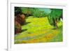 Sunny Lawn-Vincent van Gogh-Framed Art Print