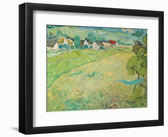 Sunny Meadow Near Auvers, 1890-Vincent van Gogh-Framed Giclee Print