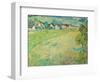 Sunny Meadow Near Auvers, 1890-Vincent van Gogh-Framed Giclee Print