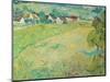 Sunny Meadow Near Auvers, 1890-Vincent van Gogh-Mounted Giclee Print